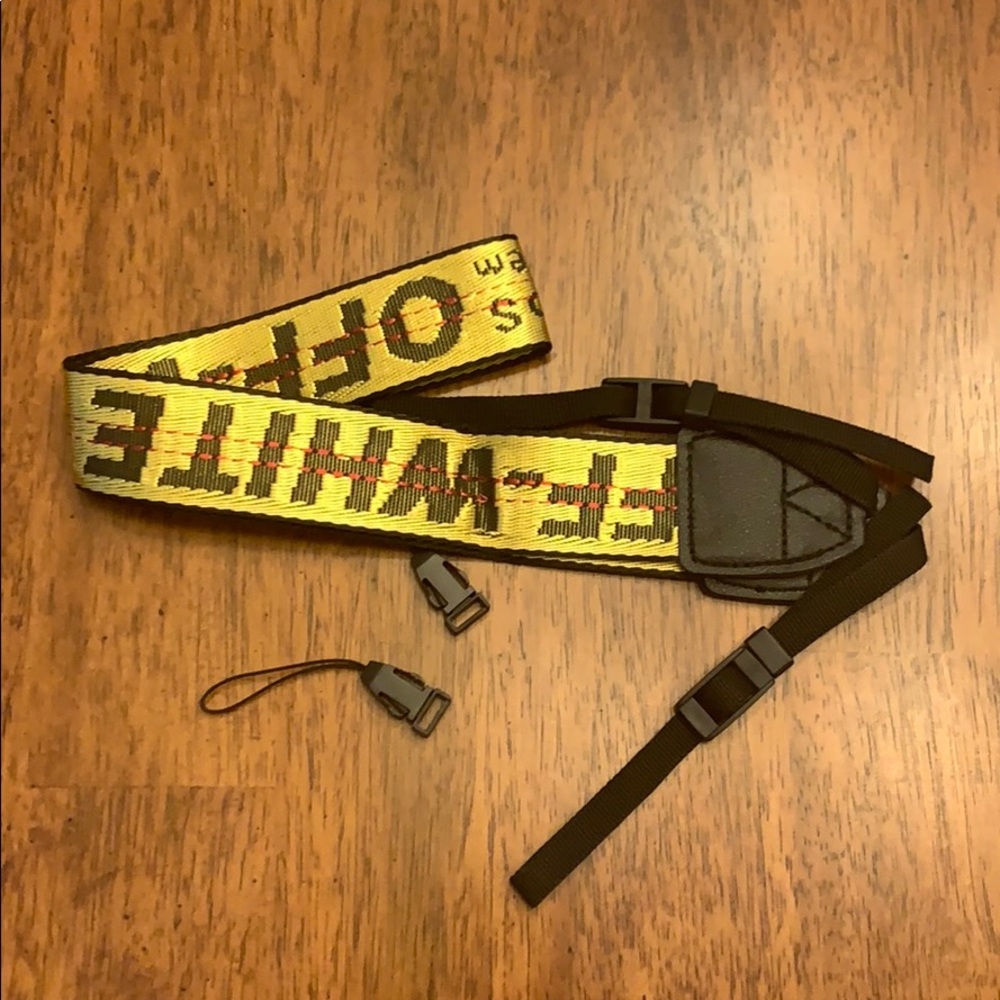 Off White Camera Strap